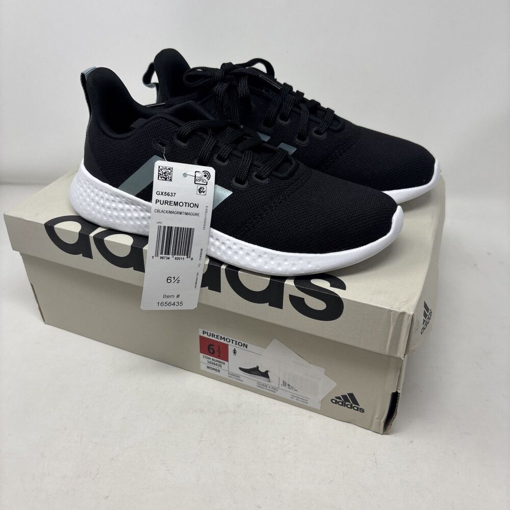 Adidas Puremotion Women’s Black Gray Cloudfoam Running Sneakers GX5637 Size 6.5
